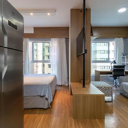 Incrivel Studio 601B - Batel Cwb Melhor Localizacao Curitiba Exterior photo